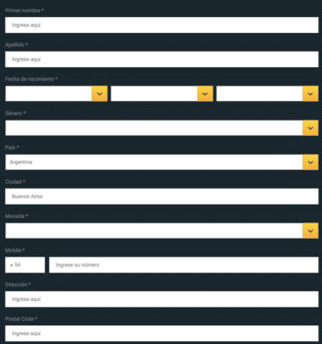 Campeonbet-registrering